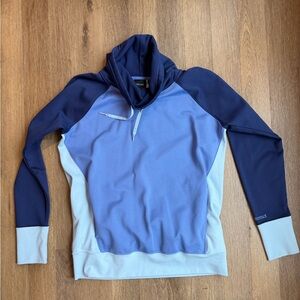 Women’s Marmot Deep Blue Funnel Neck Sweatshirt EUC Size L